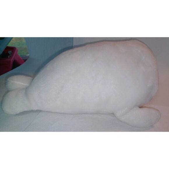 RETIRED  TY beanie Baby Babies Boos Boo's ICY THE SEAL 6 INCH big BLUE eyes - Picture 2 of 8